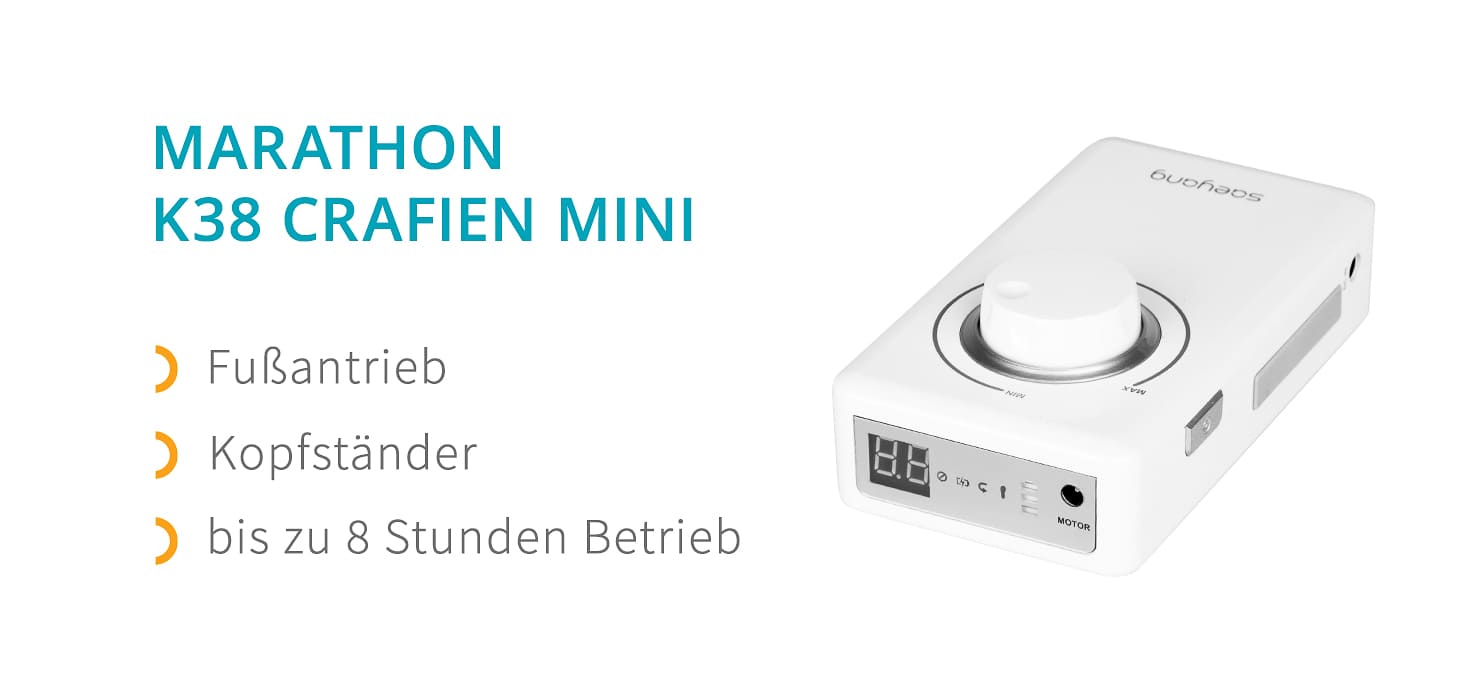Fräser marathon k38 crafien mini weiss