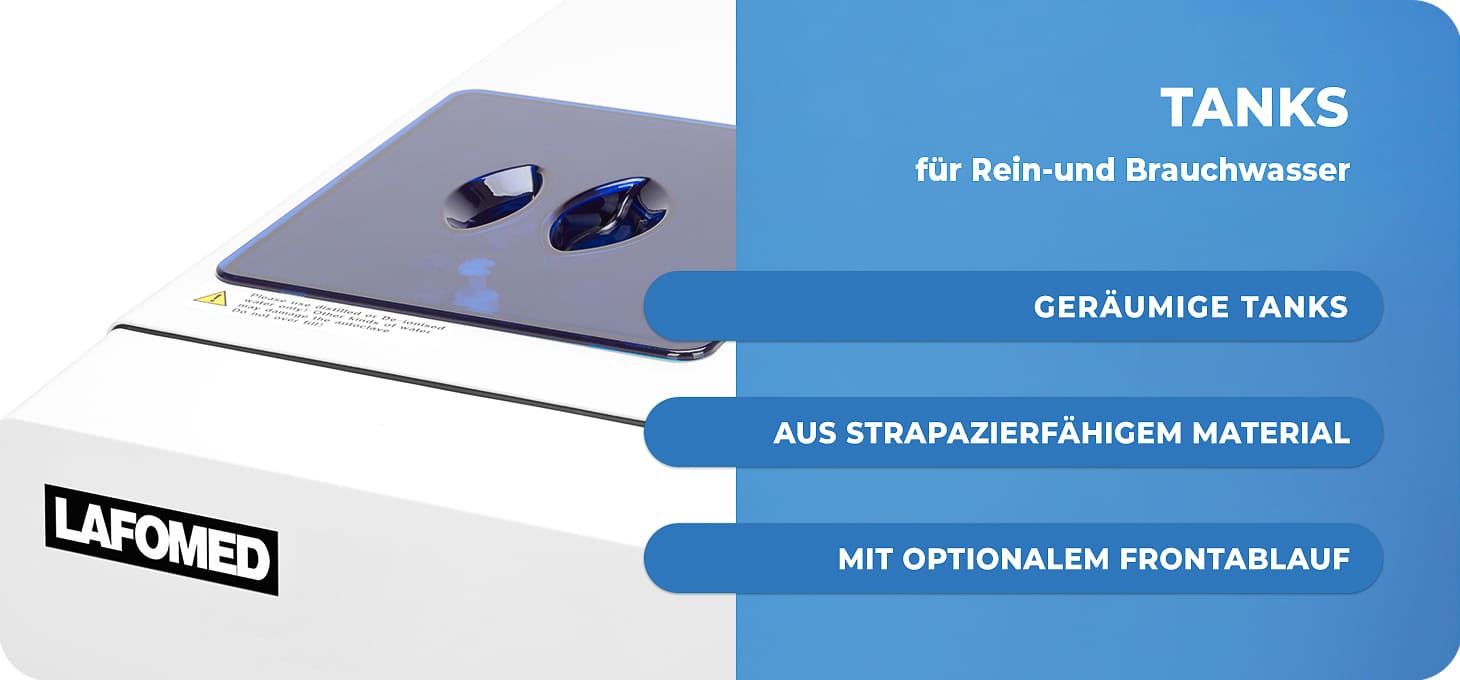 Lafomed Autoklav premium line lfss08aa mit Drucker 8-l klasse-b medizinisch