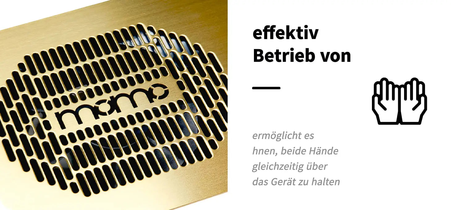 Einbau-Staubabsorber Momo S-41 gold