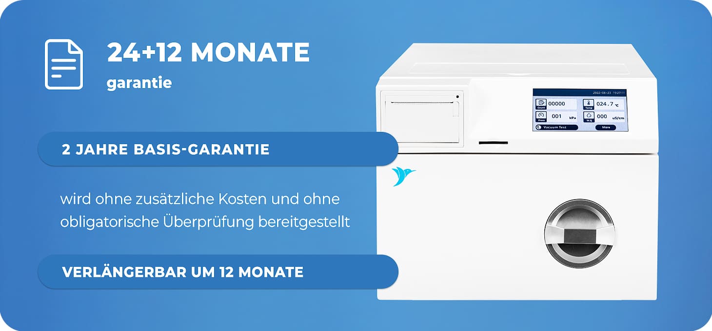 Lafomed Autoklav lfss03aa touch mit Drucker 3 L Klasse B medizinisch