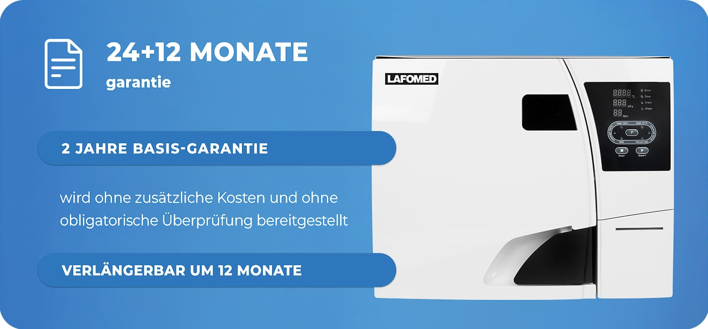 Lafomed Autoklav standard line lfss18aa led mit Drucker 18 L Klasse B medizinisch