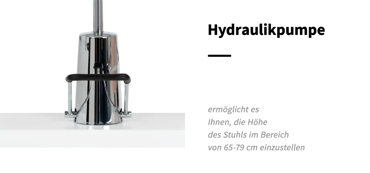 Hydraulischer Kosmetikstuhl Basic 210 rosa