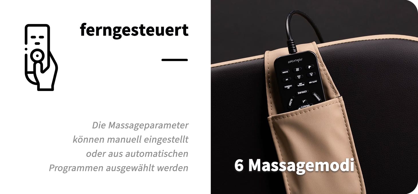 Sakura Massagesessel Comfort 806 Braun