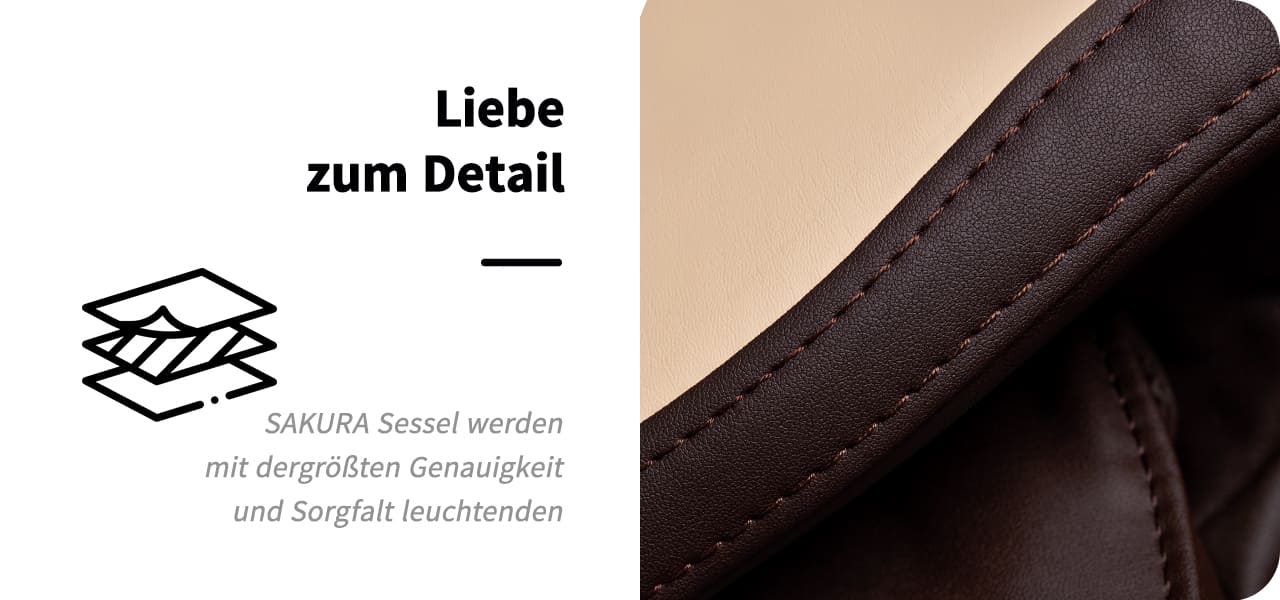Sakura Massagesessel Premium 807 Braun