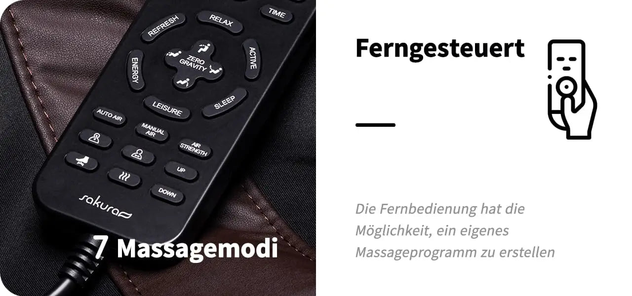 Sakura Massagesessel Premium 807 Braun