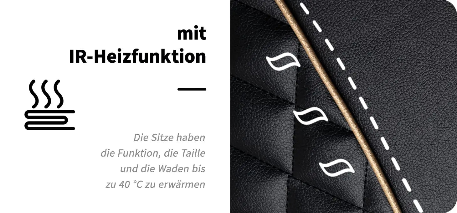 Sakura Massagesessel Standard 801 Schwarz