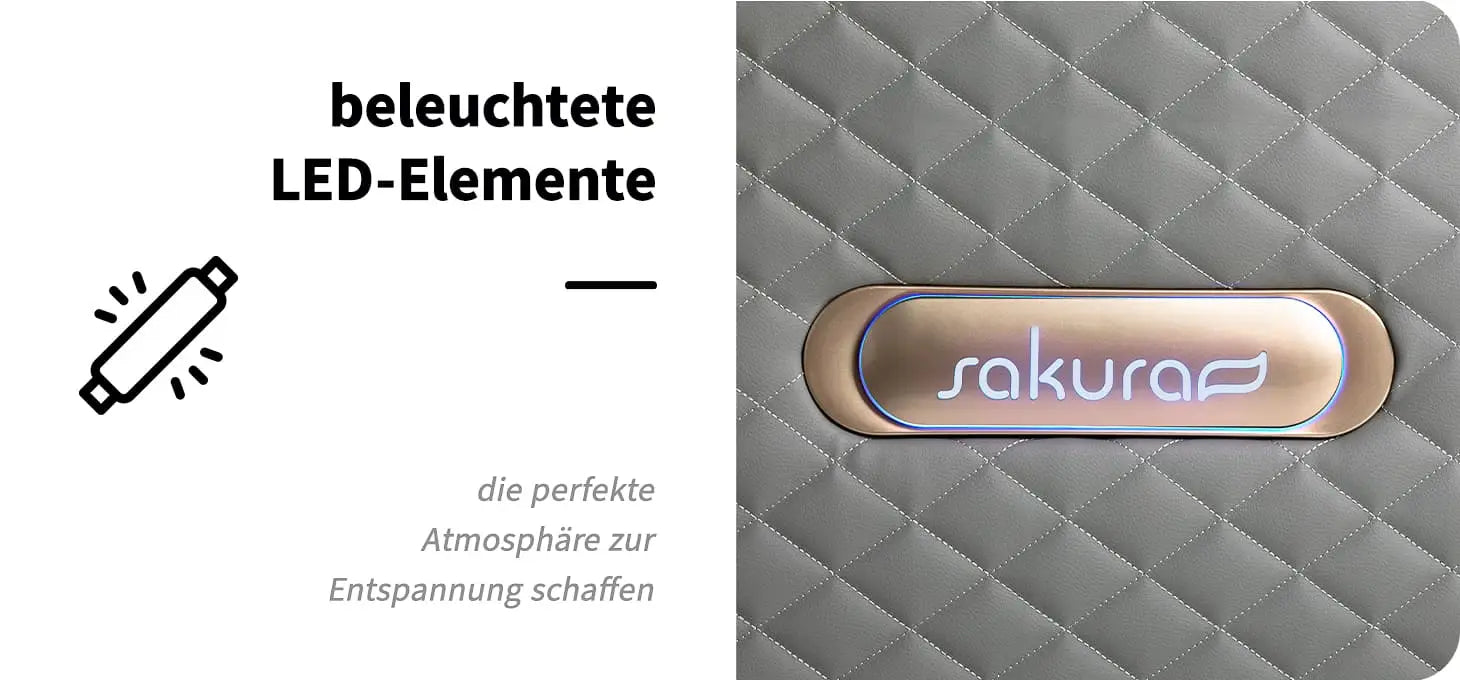 Sakura Massagesessel Standard 801 Grau