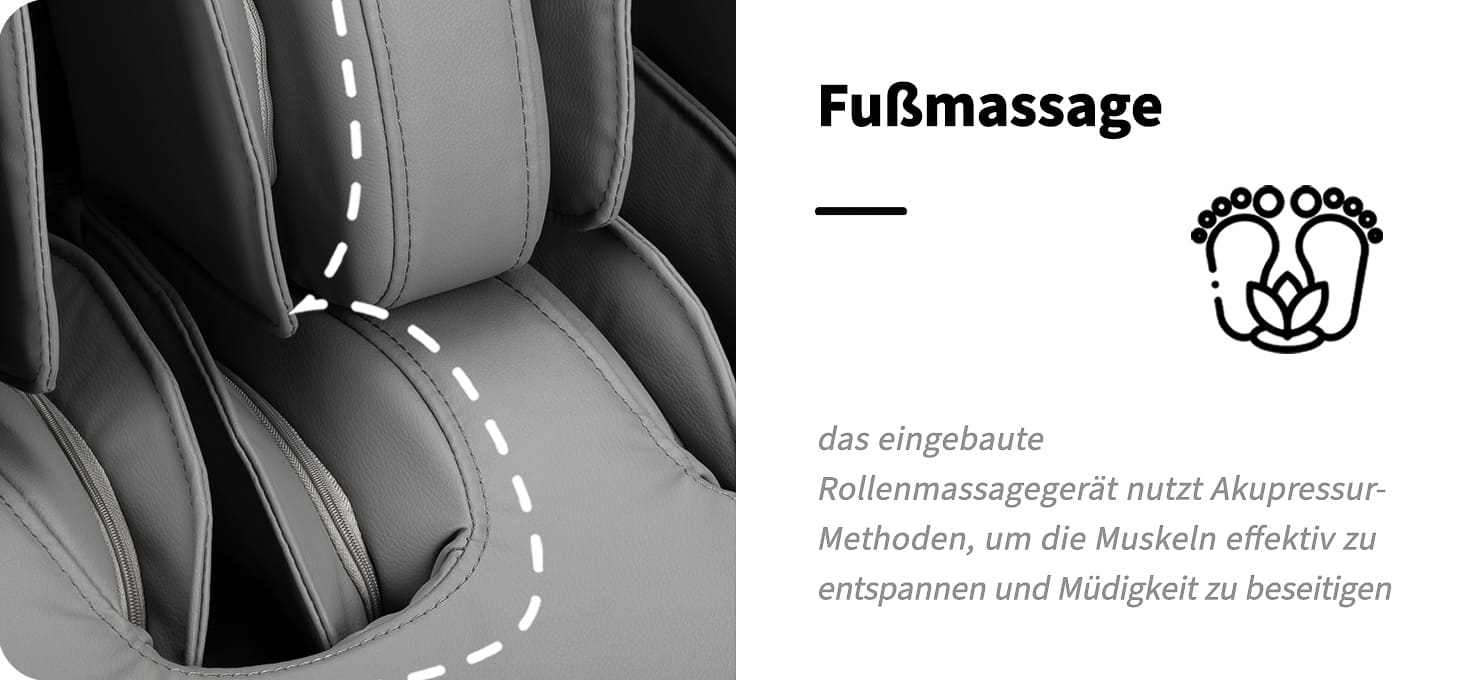 Sakura Massagesessel Standard 801 Grau