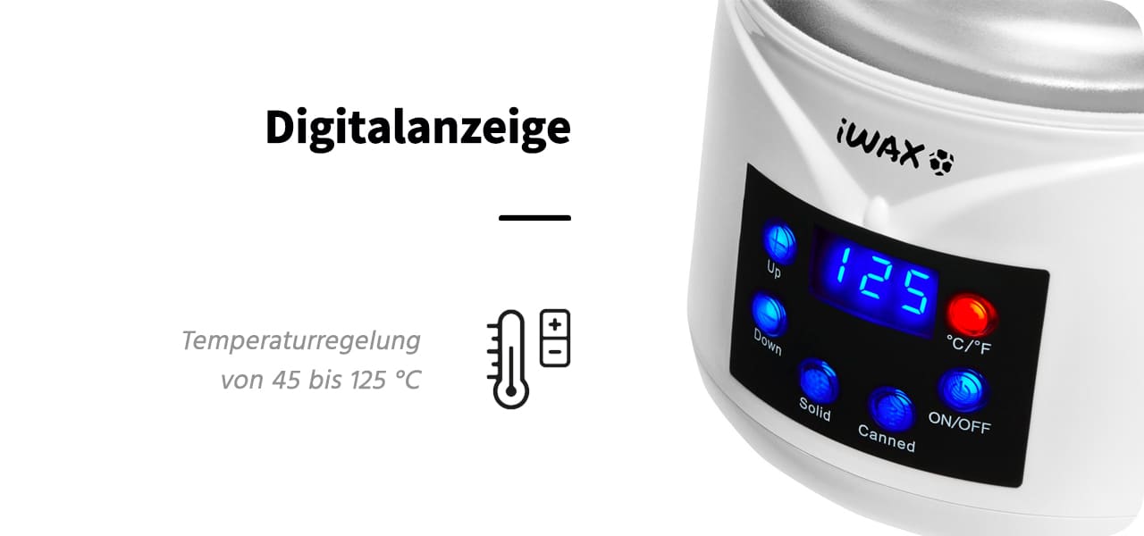 Wachs-Heizgerät AM-220 100W Weiß