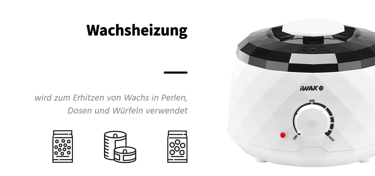 Iwax Diamond Wax Wärmer Weiß