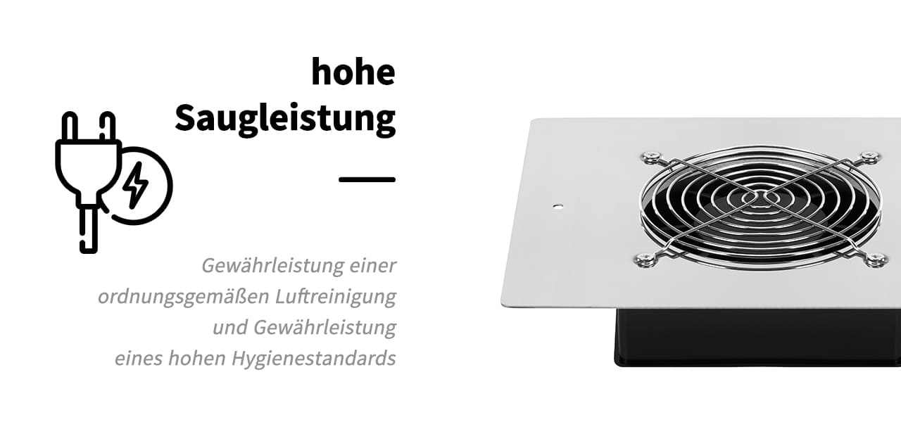 Eingebauter Staubabsorber MOMO X1S 60W Professional weiß