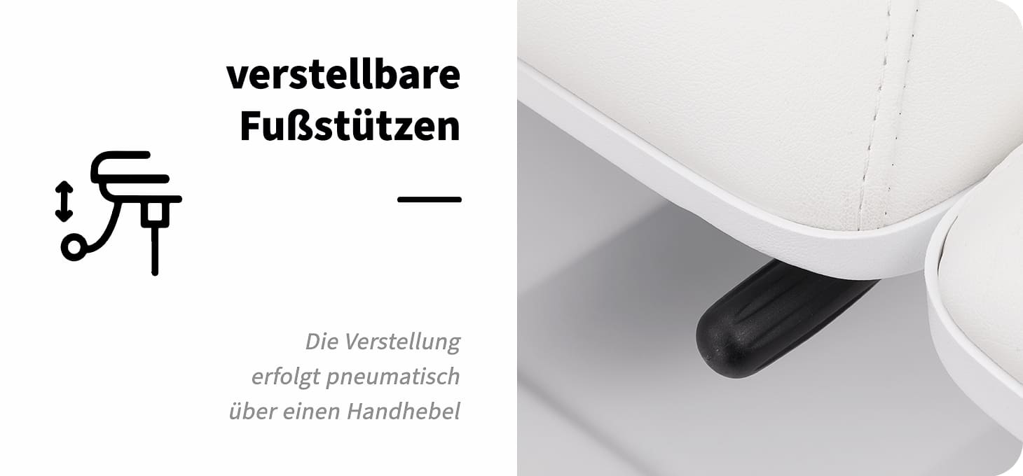 Sillon Kosmetikstuhl Elektrisch Basic weiß