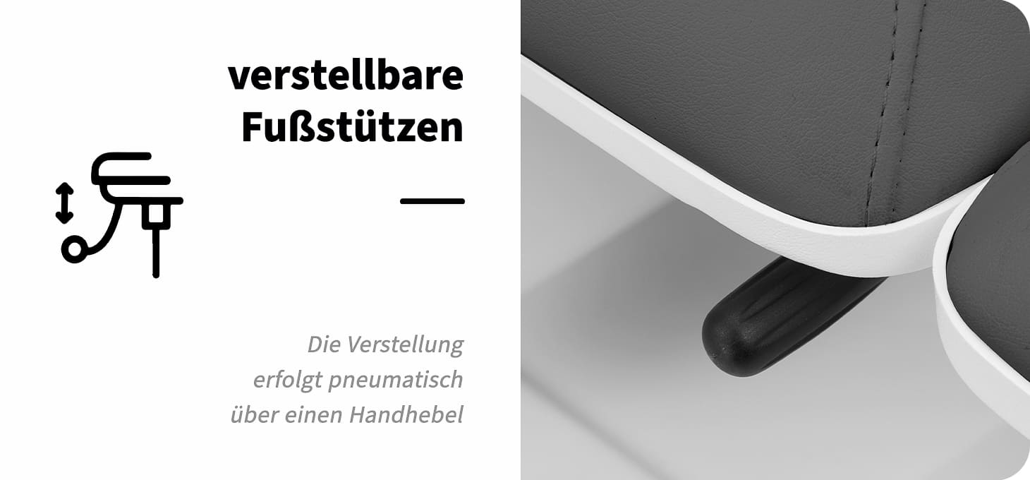 Sillon Kosmetikstuhl Elektrisch Basic grau