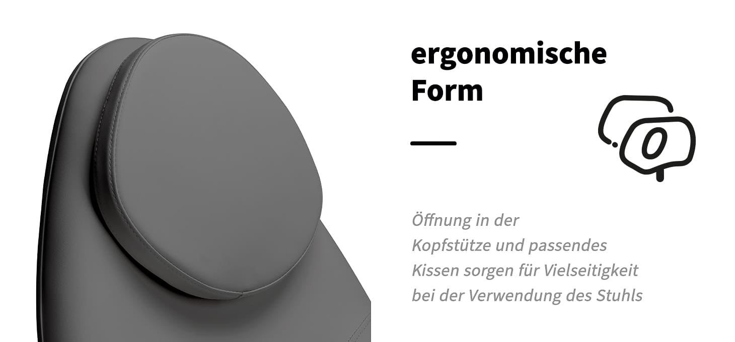 Sillon Kosmetikstuhl Elektrisch Basic grau