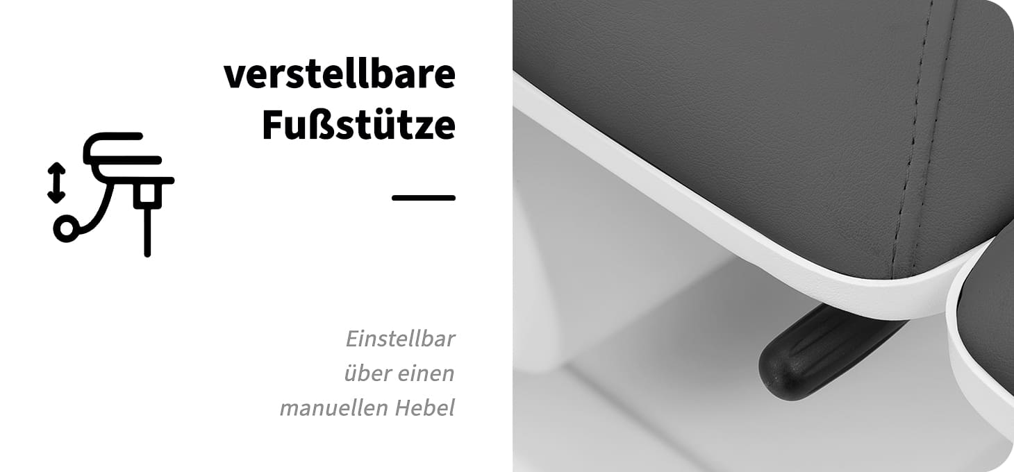 Sillon Kosmetikstuhl Elektrisch Basic PEDI 3 Drehmororen grau