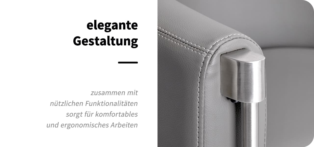 Gabbiano Friseurstuhl Burgos grau