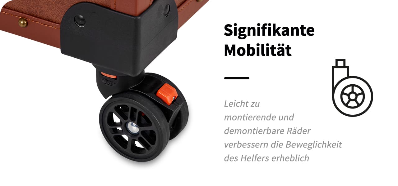 Gabbiano Friseurwagen C12 braun