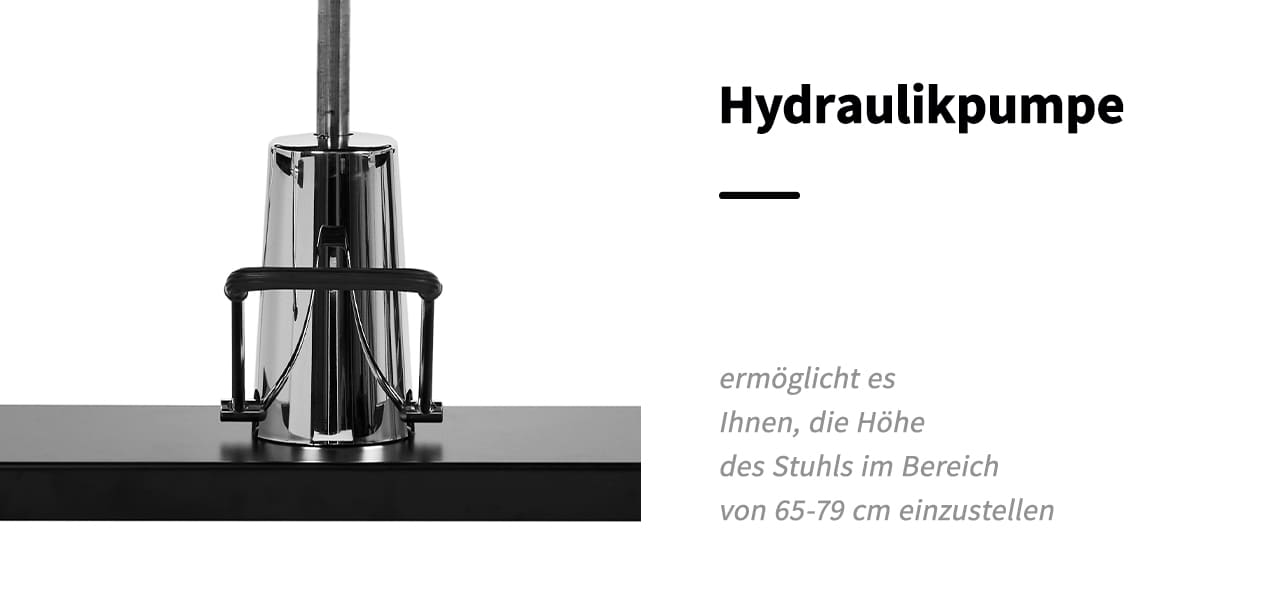 Hydraulischer Kosmetikstuhl Basic 210 schwarz