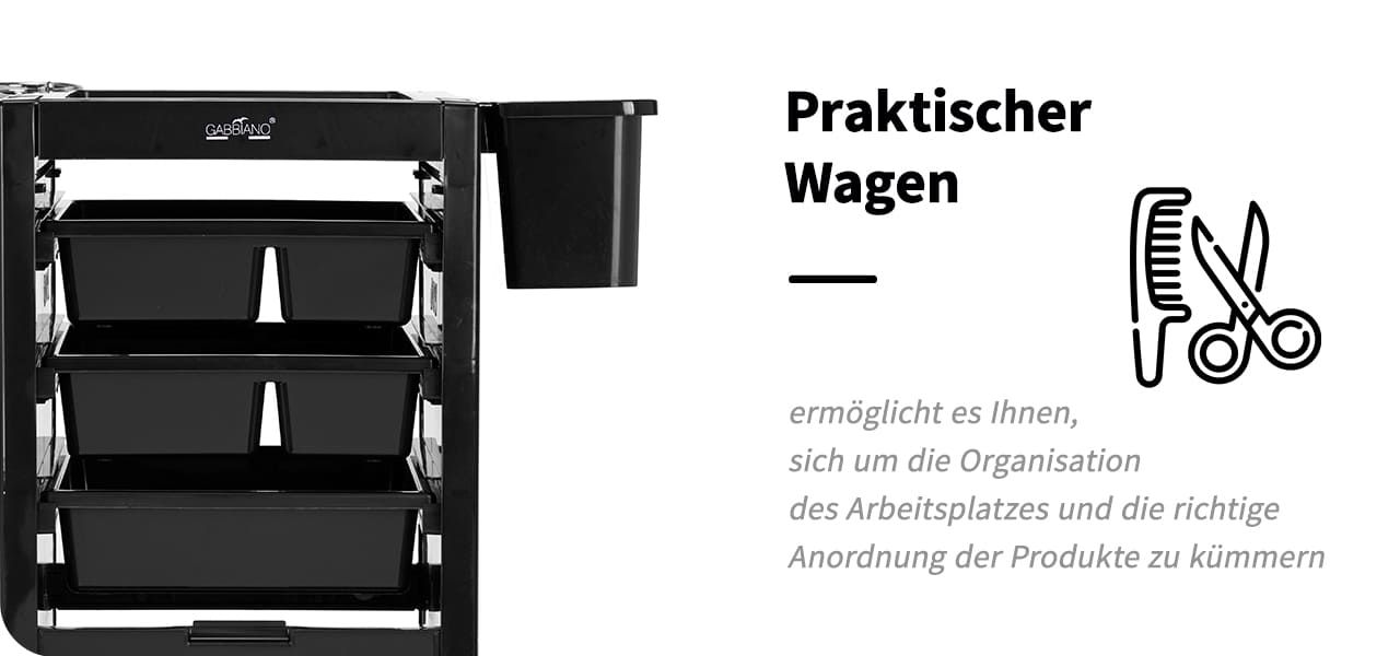 Gabbiano Friseurassistent 68A schwarz