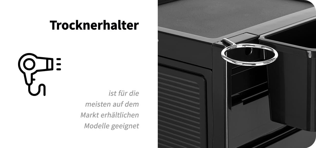 Gabbiano Friseurwagen 68C schwarz