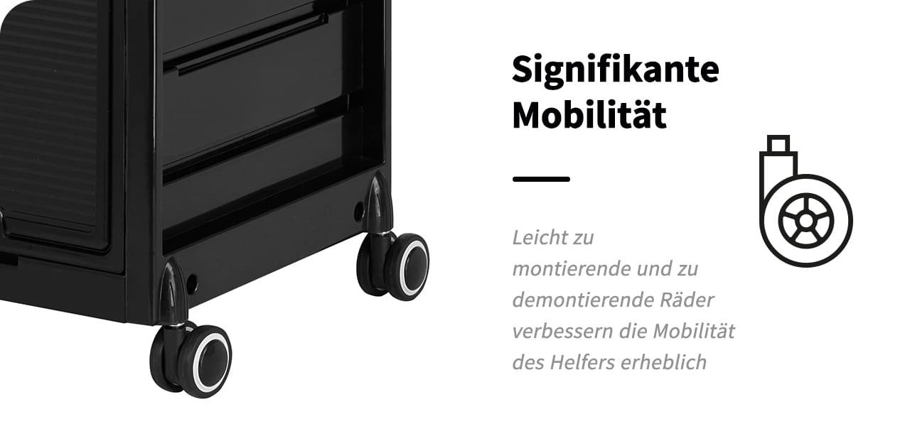 Gabbiano Friseurwagen 68C schwarz