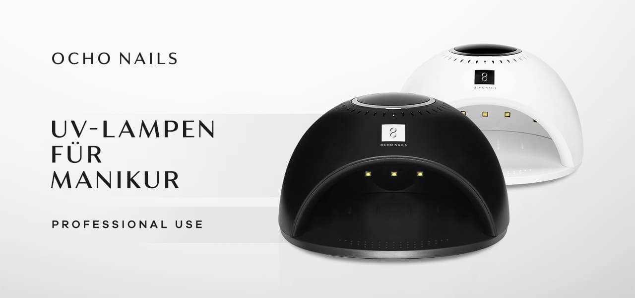 UV LED Lampe Ocho Nails 8 schwarz 84W