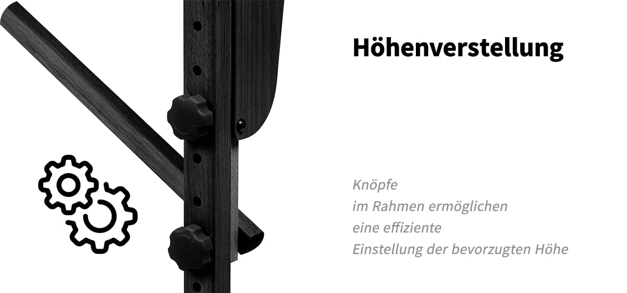 Klappbare Massageliege aus Holz Komfort 2 Segmente rosa schwarz Holz
