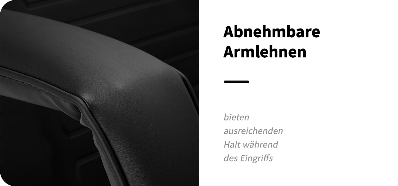Kosmetikstuhl 557G mit Fächer schwarz