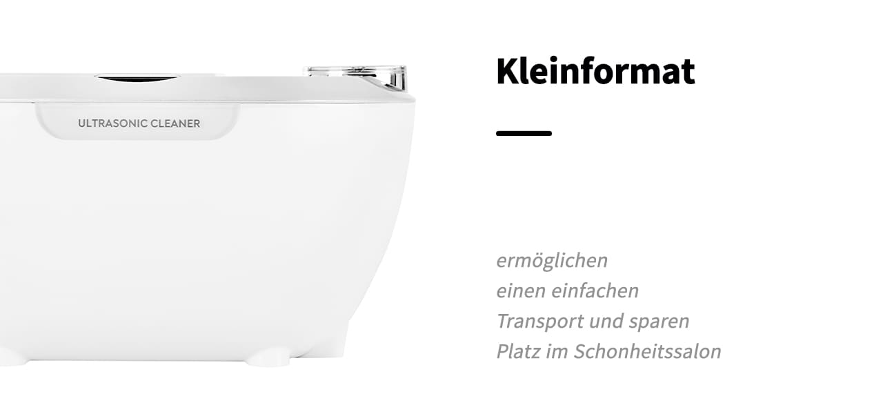 Ultraschallreiniger ACD-3840 Kapazität 0.6 L 31 W Weiß