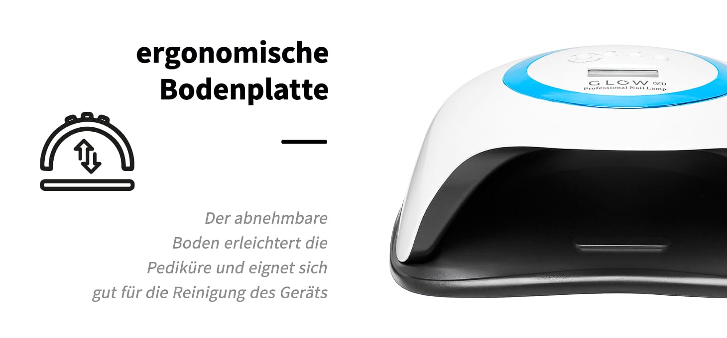Glow UV LED Lampe V1 blau 168W