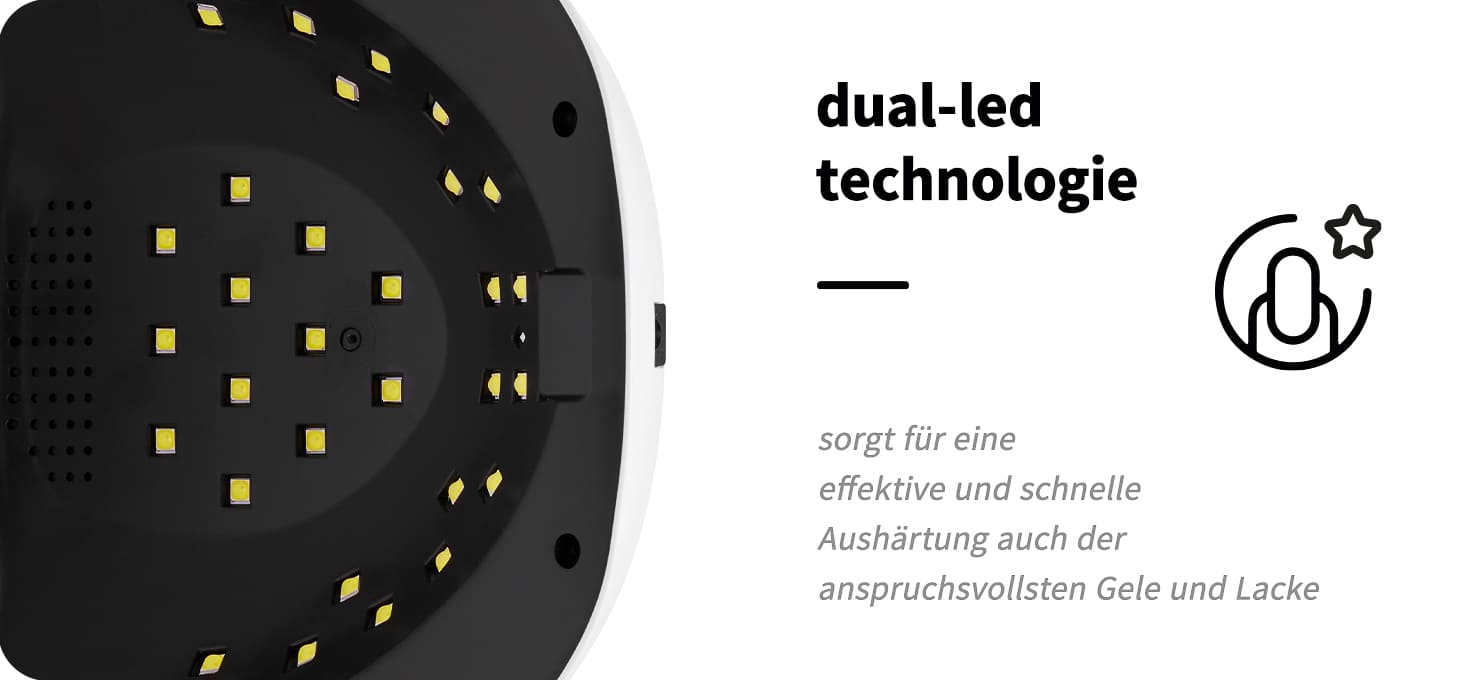 Glow UV LED Lampe V1 168W Gold