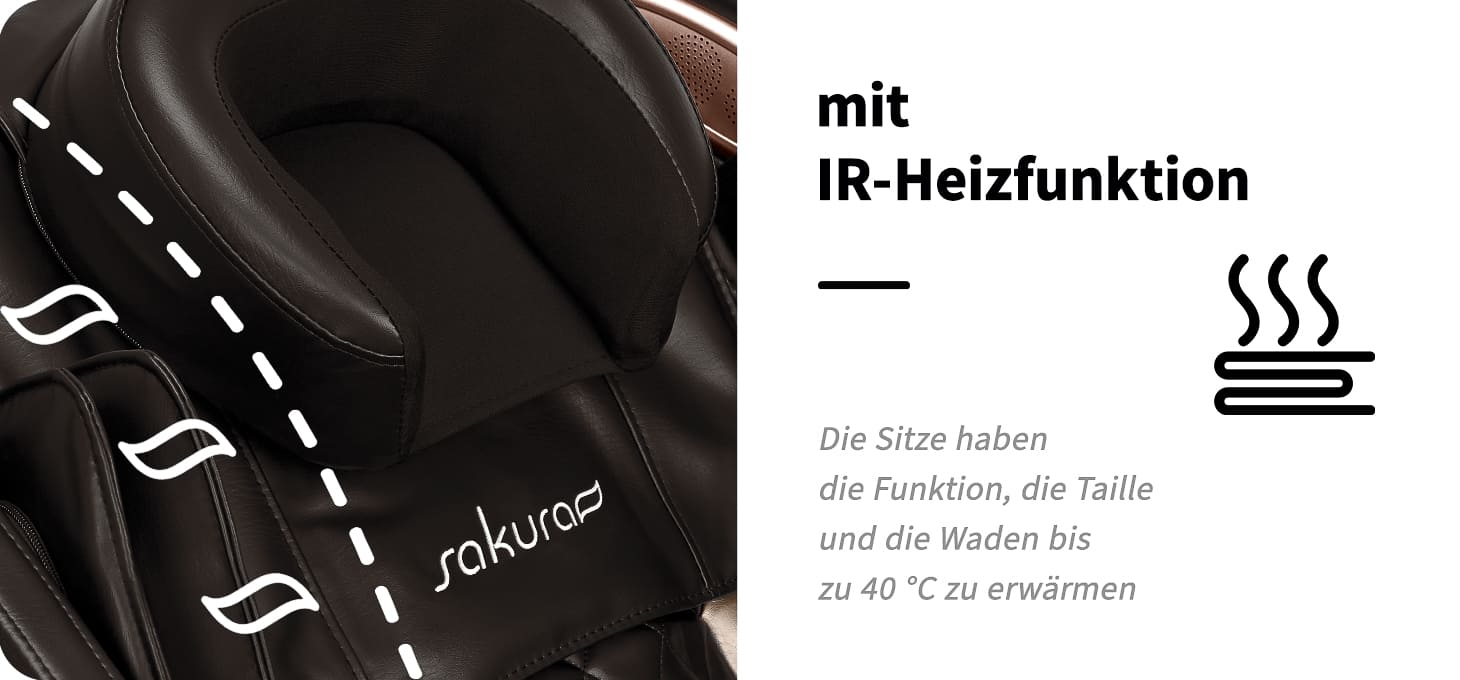 Sakura Massagesessel Classic 305 braun