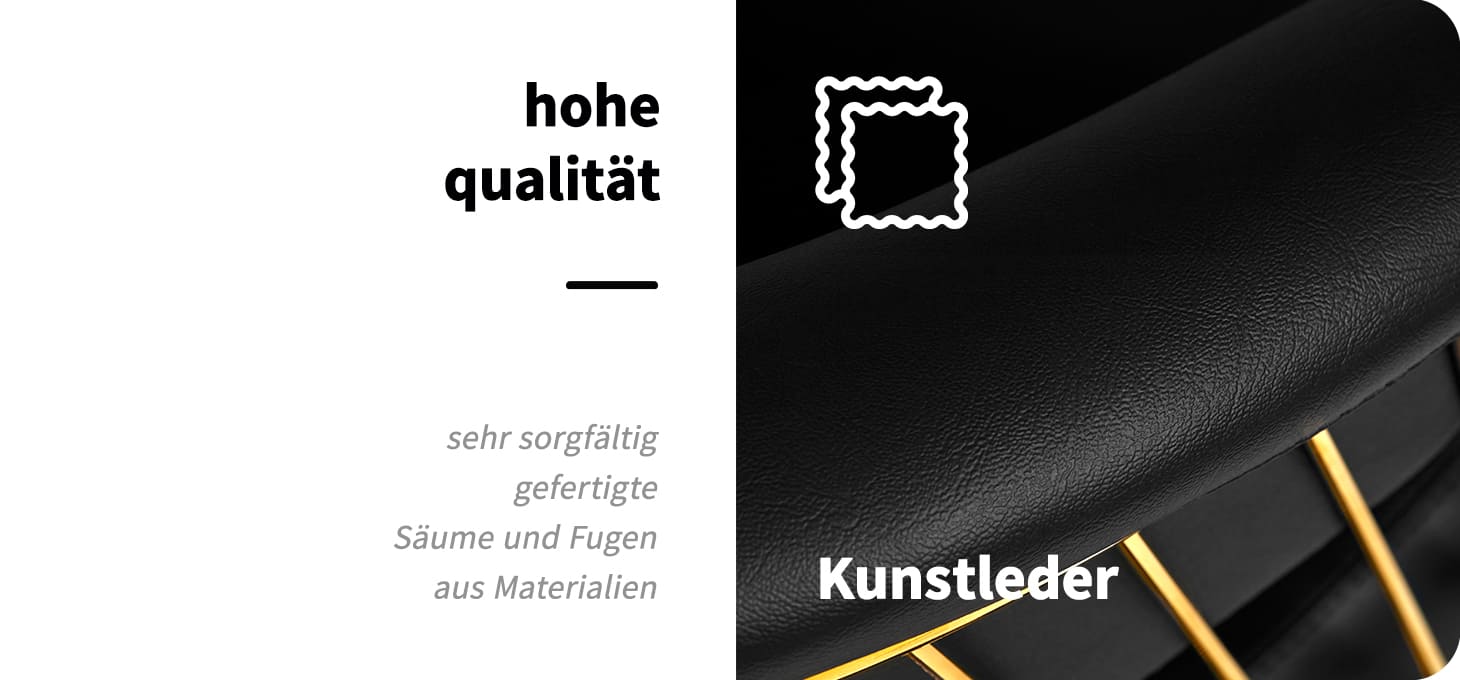 Gabbiano Friseurstuhl Lille gold schwarz