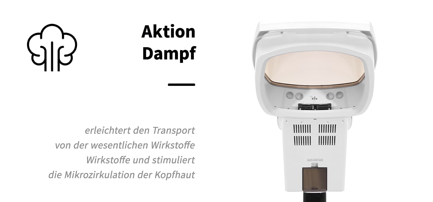 Gabbiano Stehfriseursauna 408D weiß mit aktivem Ozon