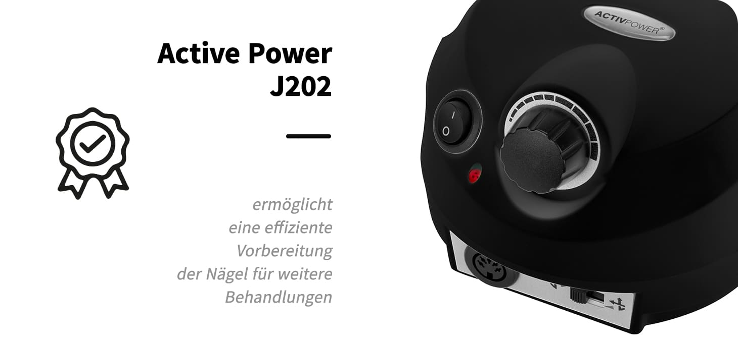 Activ Power Nagelfräser J202 schwarz 65W