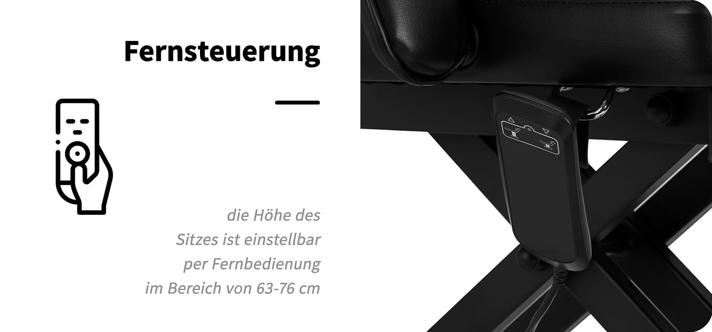 Pro Ink Tattoo Stuhl 610 schwarz