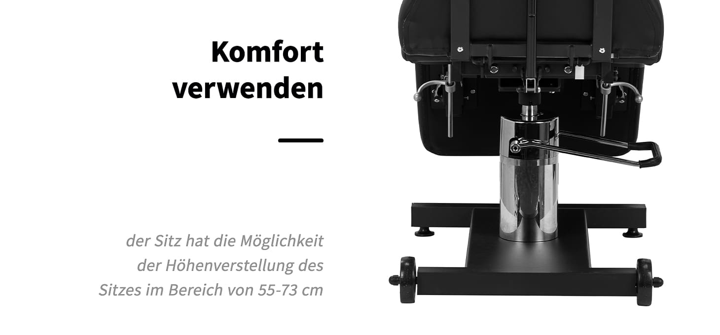 Pro Ink Tattoo Stuhl 612 schwarz