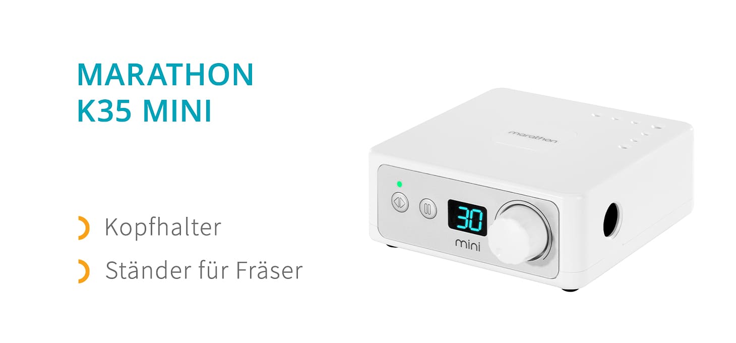 Saeyang Nagelfräser Marathon K35 mini weiß + H200