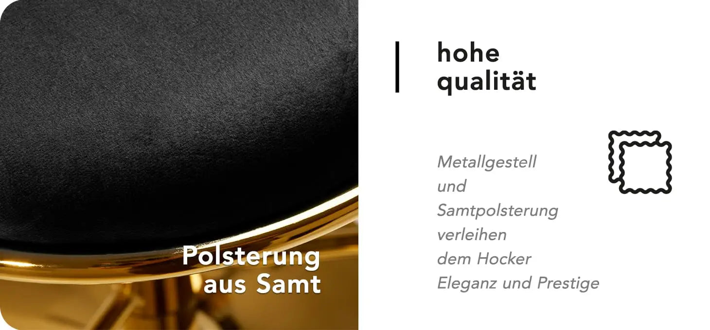 4Rico Barhocker QS-B313a samt schwarz