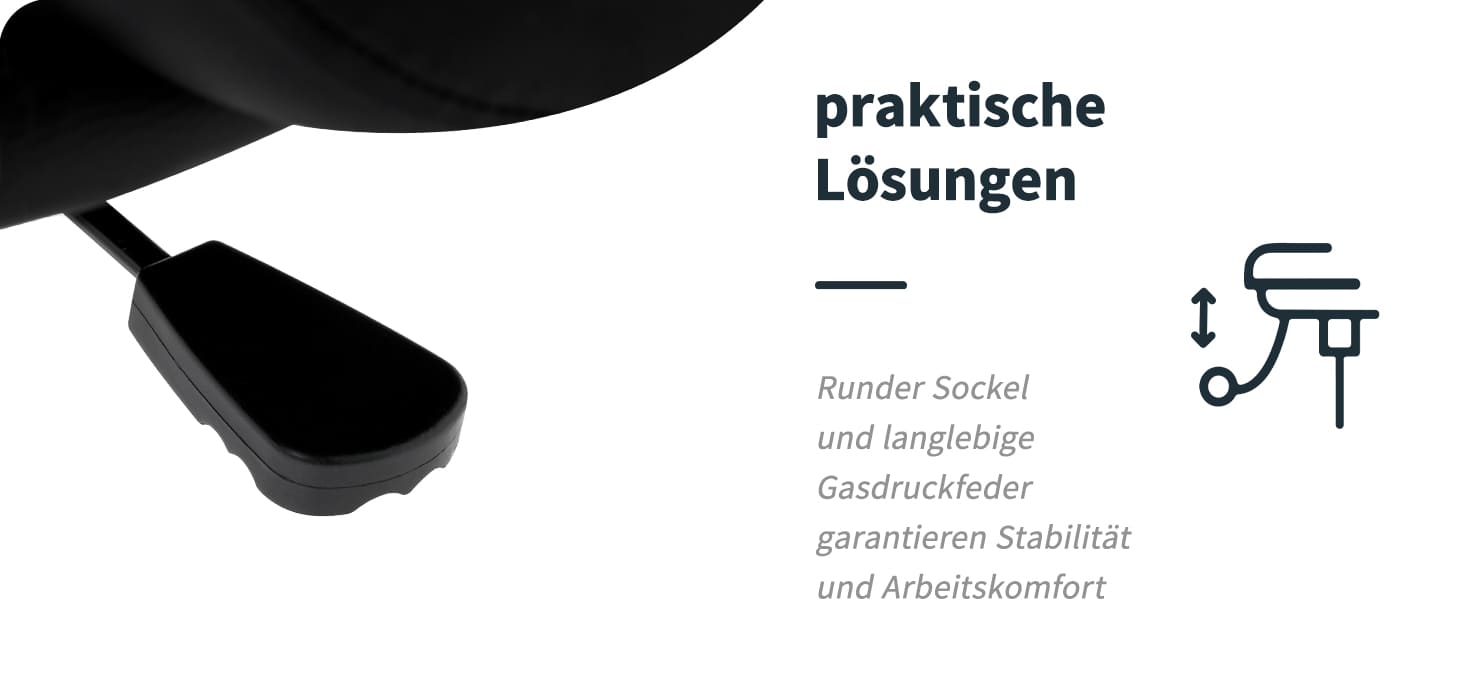 Friseurstuhl QS-B1801 schwarz