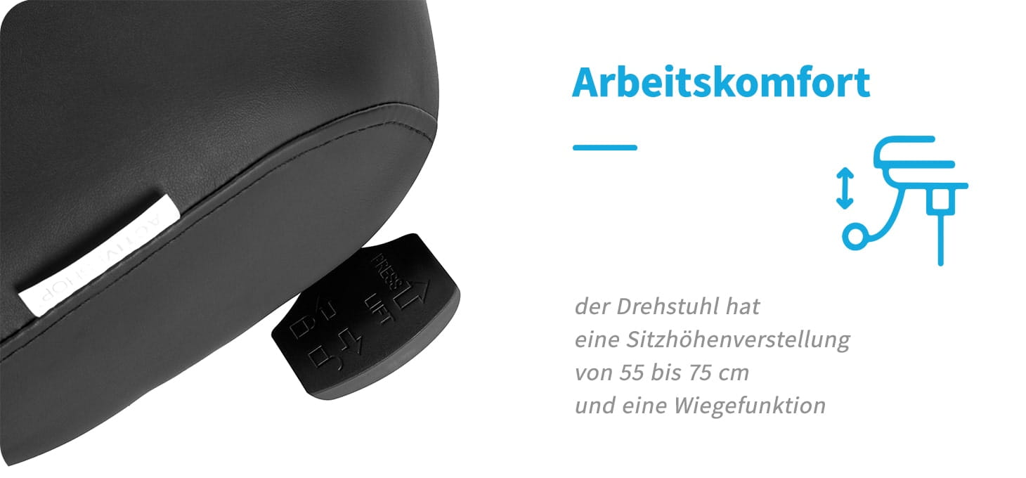 Azzurro Special 152 Kosmetikstuhl schwarz