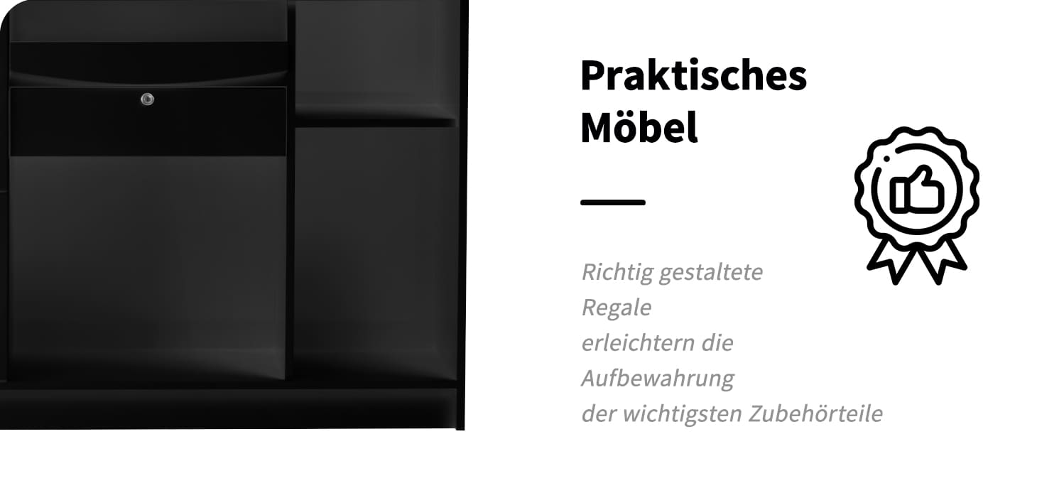 Gabbiano Rezeption G26G Schwarz