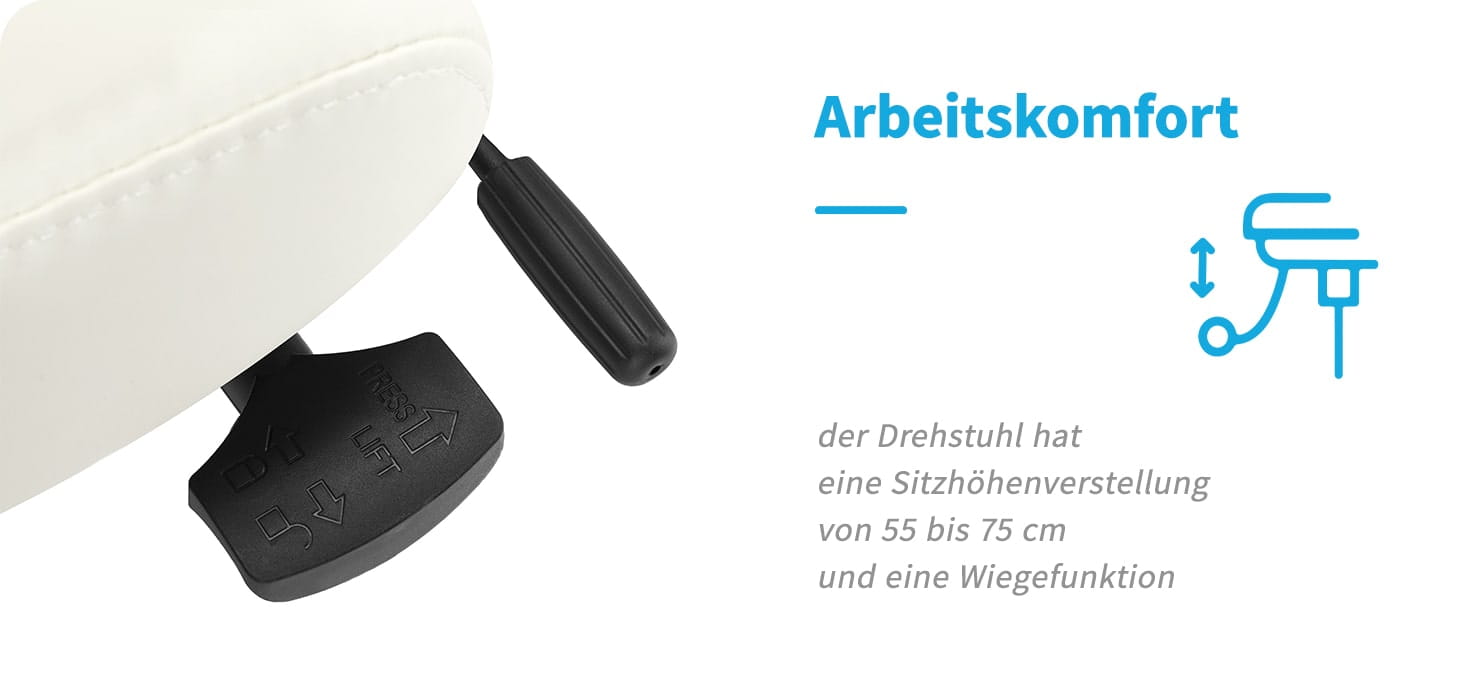 Azzurro Special 152 Kosmetikstuhl weiß