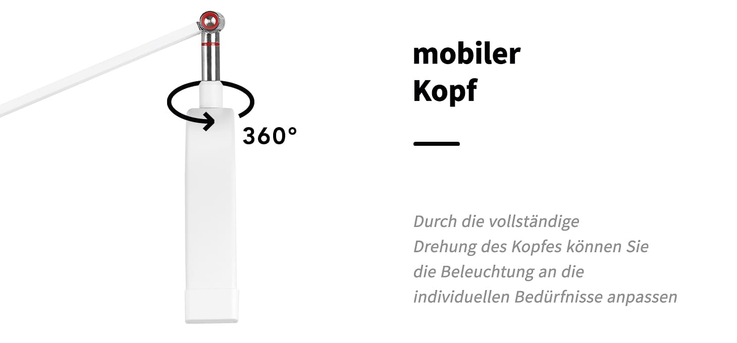Glow MX3 Arbeitsplattenleuchte weiß