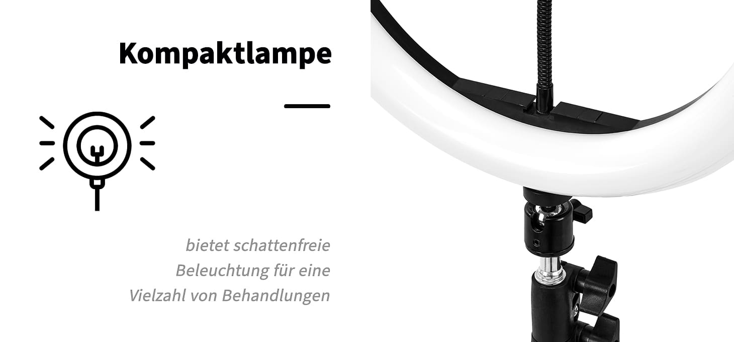 GLOW RGB 10’’ BSC Ringlicht mit 10W Stativ