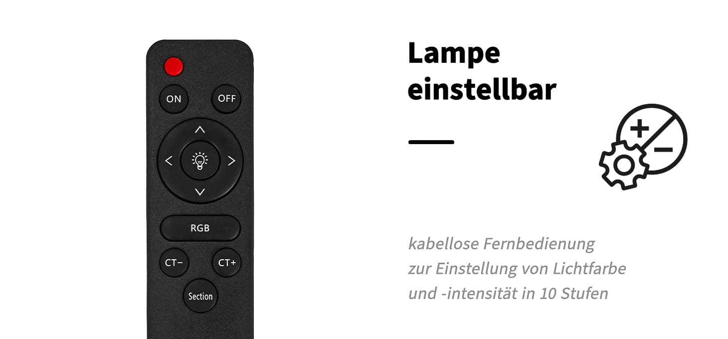 GLOW Ringlicht 18’’ bsc mit Stativ 45W