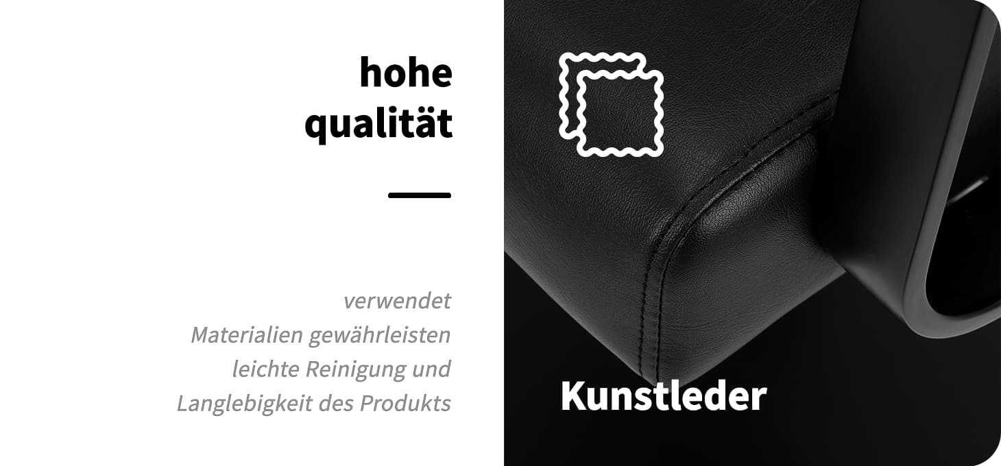 Gabbiano Porto-BM Friseurstuhl schwarz