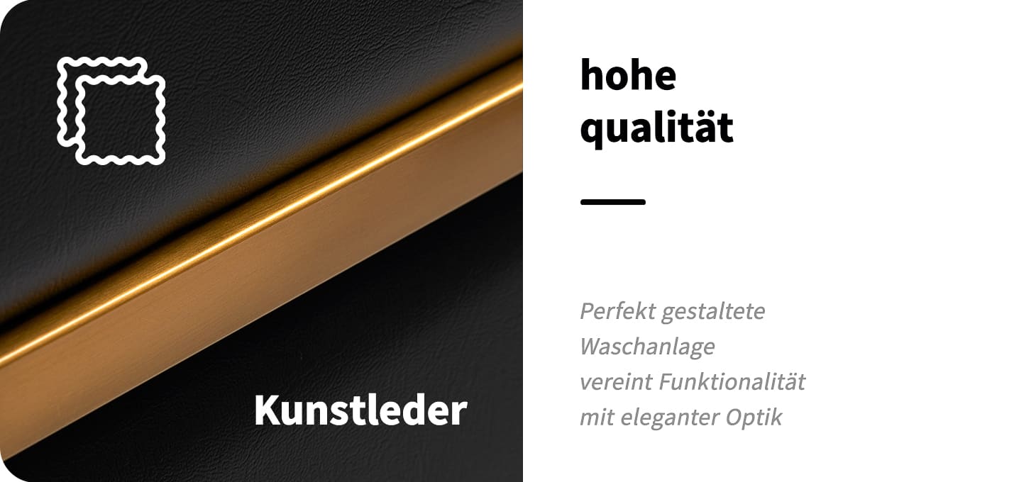 Friseurwaschanlage Toledo schwarz