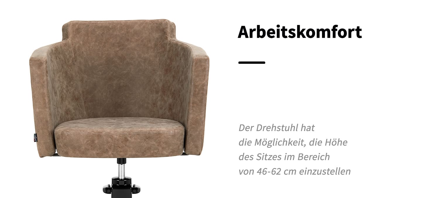 Gabbiano Friseurstuhl Roma old Braun