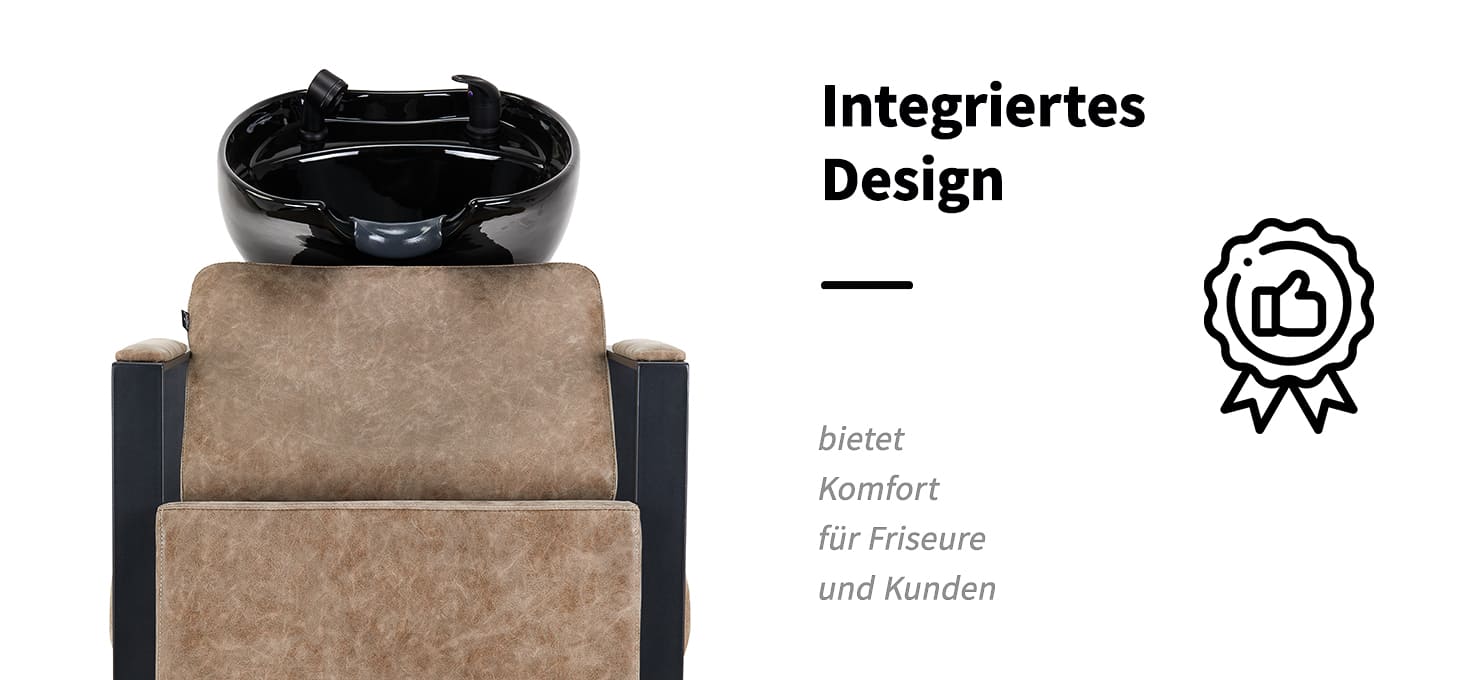 Friseurwaschmittel Modena Schwarz Antik